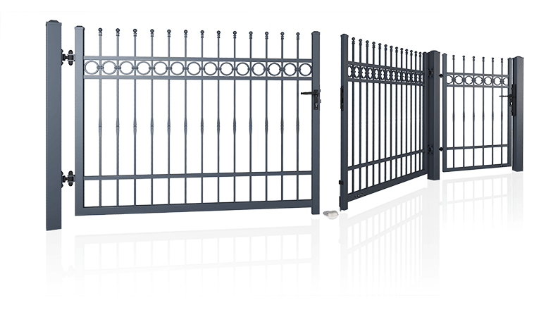 bramy ogrodzeniowe dwuskrzydlowe i furtki wisniowski 1 - Ogrodzenia
