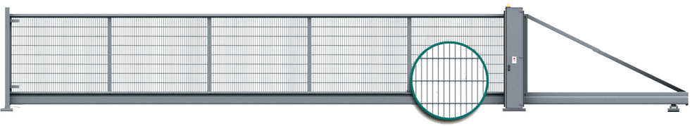 wypelnienie wspawane PI 200 vega 2d super - BRAMY PRZESUWNE PI 200